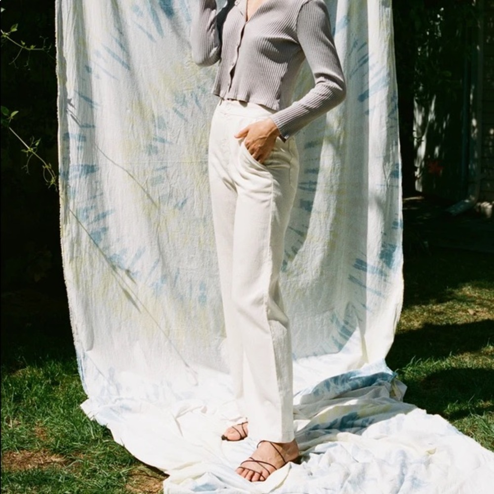 NWT Lacausa Jojo Trousers in Panna Cotta - Picture 3 of 5